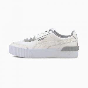 image of PUMA Carina Lift Womens Trainers, Vaporous Grey/Vaporous Grey Size 4 Shoes