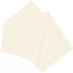 Image of Belledorm Brushed Cotton Fitted Sheet (Single) (Lemon) - Lemon