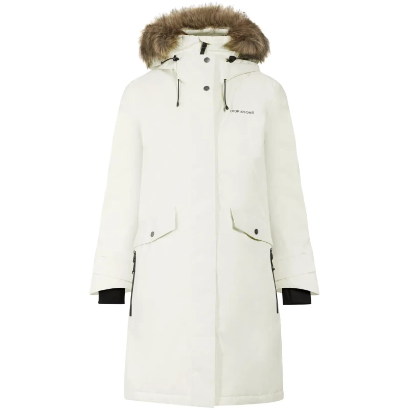 Image of Womens parka Didriksons Erika Blanc Female 36