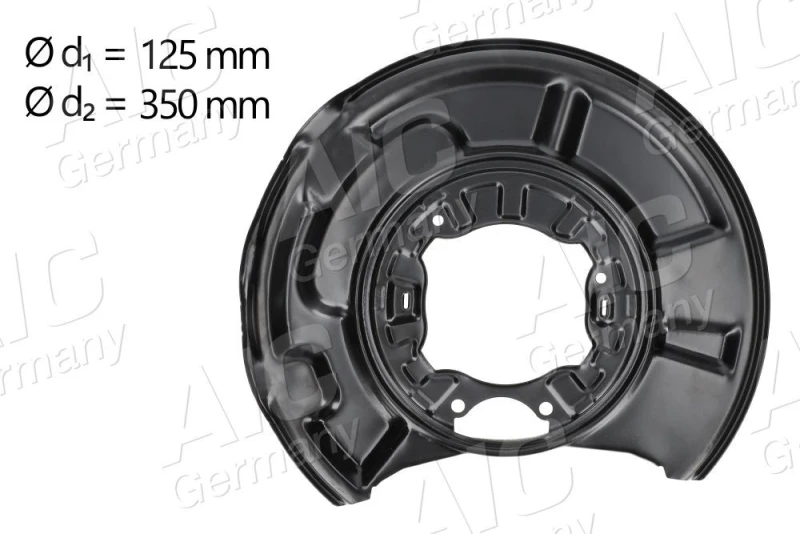Image of Brake disc backing plate AIC 55100