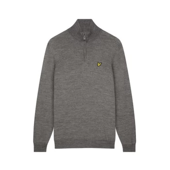 Image of Lyle and Scott Golf Zip Top - Grey