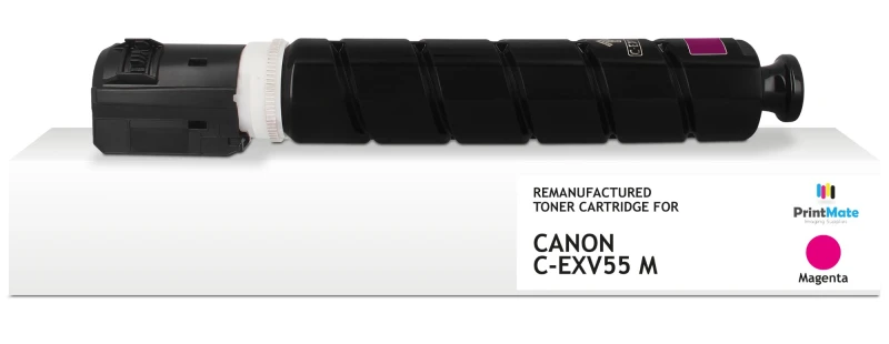 Image of PrintMate Canon C-EXV55 M. remanufactured toner. Magenta 18000p