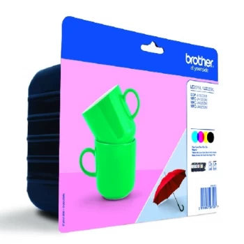 Image of Brother LC227 Black and Tri Colour Ink Cartridge