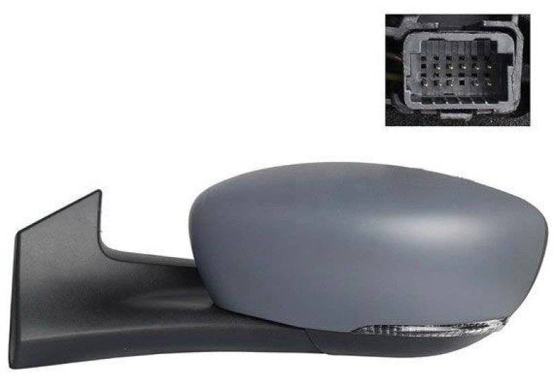 Image of ALKAR 6151178 Wing mirror Left, Electric, Aspherical, primed Outside Mirror (50)