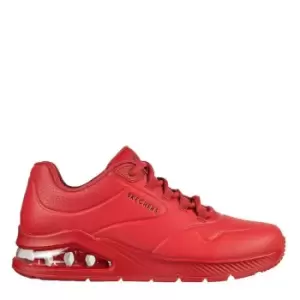 image of Skechers Duraleather Lace Up F - Red