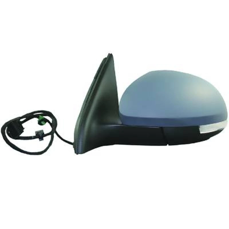 Image of DIEDERICHS 2255226 Wing mirror Right, Electronically foldable, primed Outside Mirror (50)