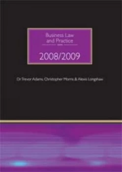 Image of Business Law and Practice by Trevor Adams Paperback