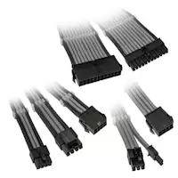 Image of Kolink Core Adept Braided Cable Extension Kit - Stone Grey