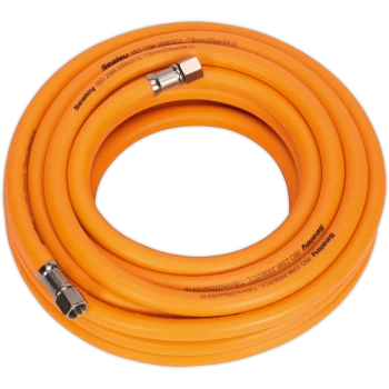 image of Sealey Hybrid Hi Vis Air Line Hose 8mm 10m