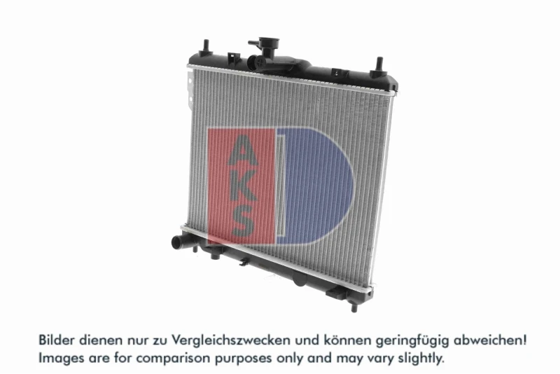 Image of AKS DASIS 510028N Engine radiator Aluminium, Brazed cooling fins Radiator,engine cooling (470)