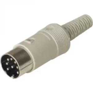 image of Hirschmann 930 014-517-1 DIN connector Plug, straight Number of pins: 3 Grey