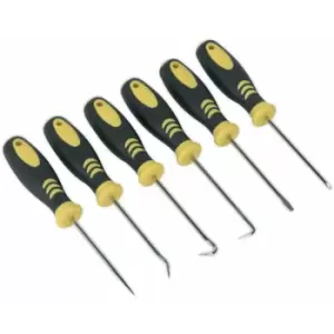 image of Sealey S0774 Mini Pick & Screwdriver Set 6pc