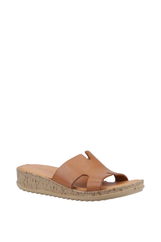 Image of Hush Puppies Eloise Mule Sandal, Brown, Size 7, Women Brown WD1XW Female 7