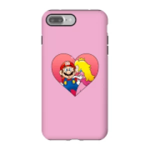 Image of Nintendo Super Mario Peach Kiss Phone Case - iPhone 7 Plus - Tough Case - Gloss