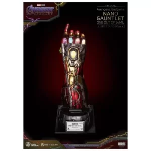 Image of Beast Kingdom Avengers: Endgame Nano Gauntlet 1/14000605 Master Craft Statue