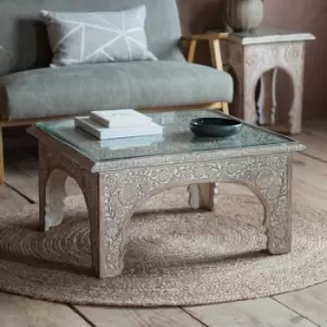 image of Gallery Interiors Mumbai Grey Coffee Table