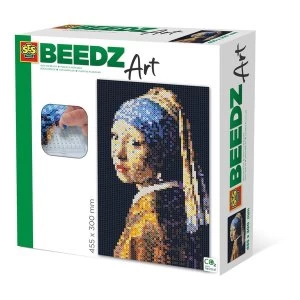 image of SES CREATIVE Vermeer Girl with a Pearl Earring Beedz Art Mosaic Kit