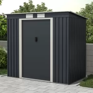 Image of Metal Galvanised Steel Shed 6.6ft x 4ft - Charles Bentley