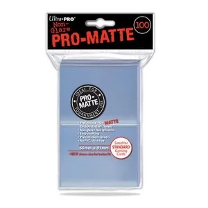 Image of Ultra Pro Pro Matte Clear Standard Deck Protectors (100 Sleeves)