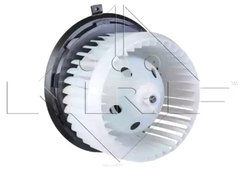 Image of NRF 34000 Blower Motor for left-hand drive vehicles, without integrated regulator Interior Blower (2669)