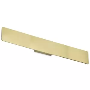 image of Ideal Lux Zig Zag Integrated LED Wall Lamp Brass 75cm 3000K