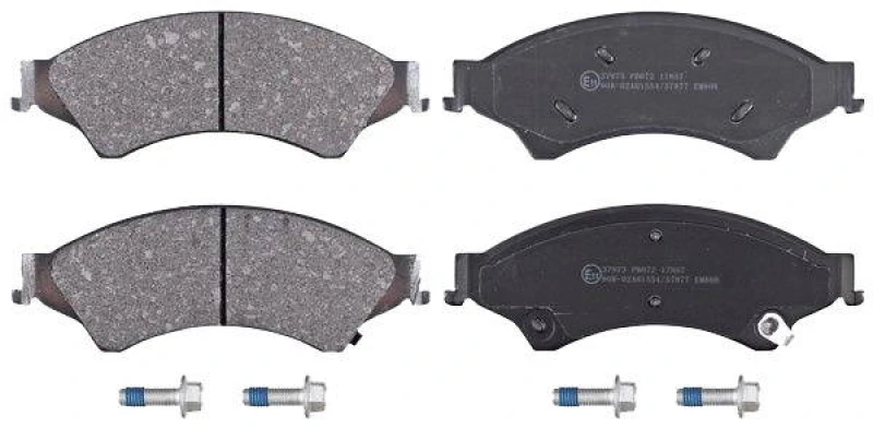 Image of A.B.S. 37973 Brake pad set with acoustic wear warning Brake Pad Set,disc brake (402)
