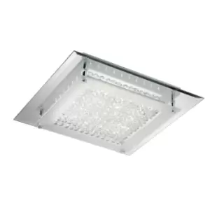 Image of Antilia 34cm LED Decorative Flush Ceiling Light, 4000K