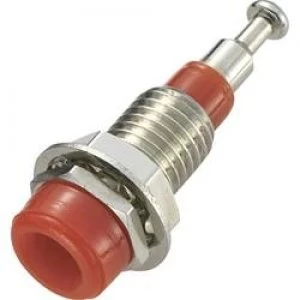 Image of Jack socket Socket vertical vertical Pin diameter 2mm Red SCI