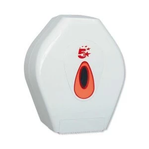 image of 5 Star Facilities Jumbo Roll Dispenser W280xD145xH325mm White