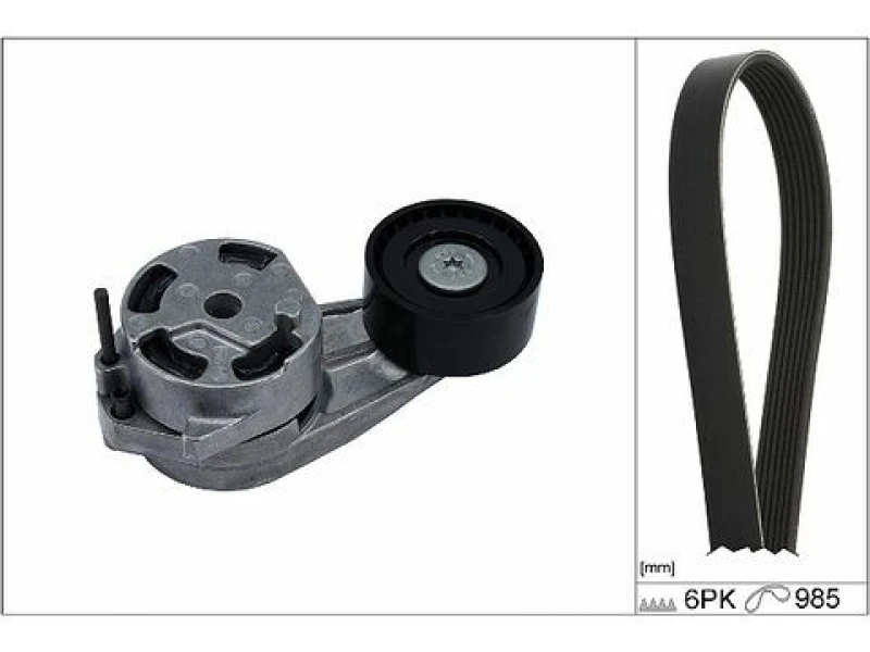 Image of V-Ribbed Belt Set INA 529 0482 10