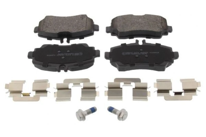 Image of MAPCO 6479 Brake pad set Front Axle, prepared for wear warning indicator, with anti-squeak plate Brake Pad Set,disc brake (402)