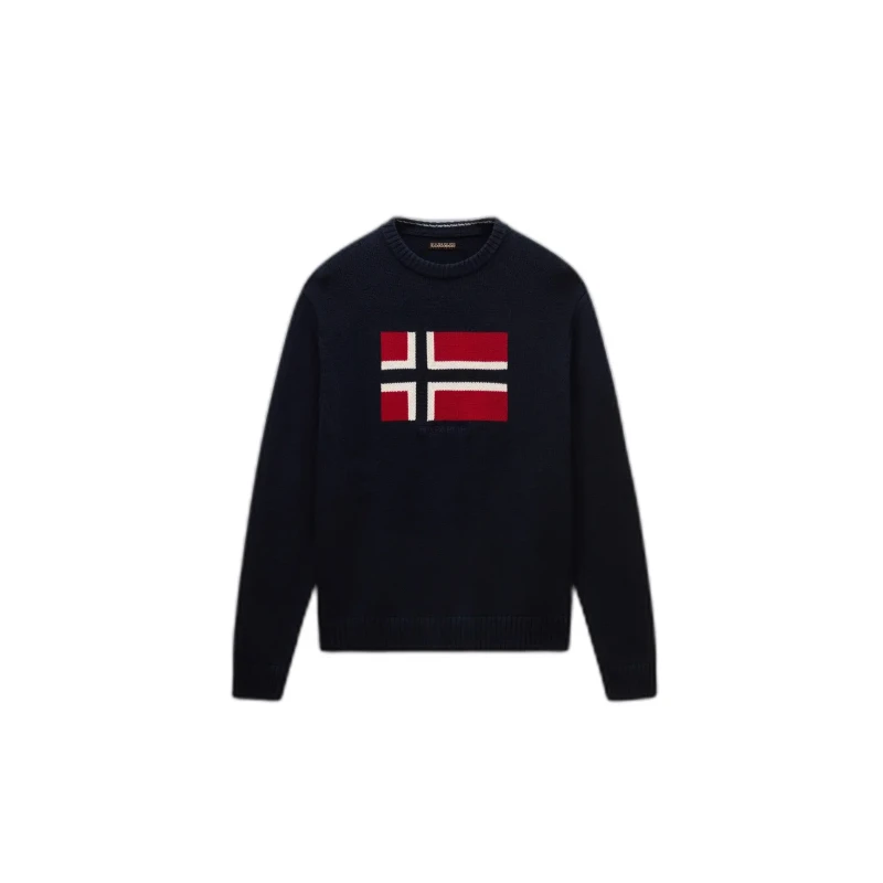 Image of Long sleeve T-Shirt Napapijri D-Mura C Bleu Male L
