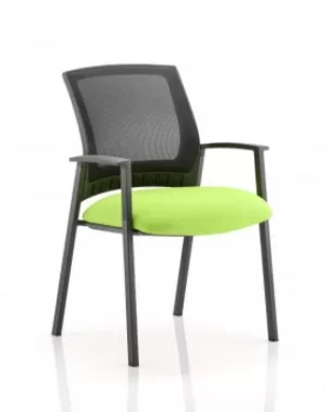 Image of Metro Visitor Chair Bespoke Colour Seat Lime