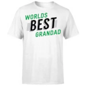 Image of Worlds Best Grandad T-Shirt - White - 5XL