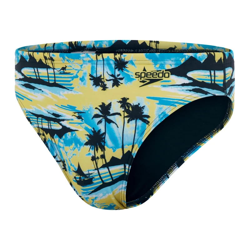 Image of Speedo 5cm Escape Briefs - Yellow Yellow S