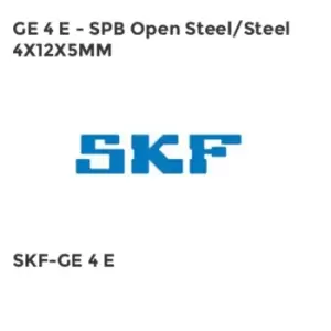Image of GE 4 E - SPB Open Steel/Steel 4X12X5MM