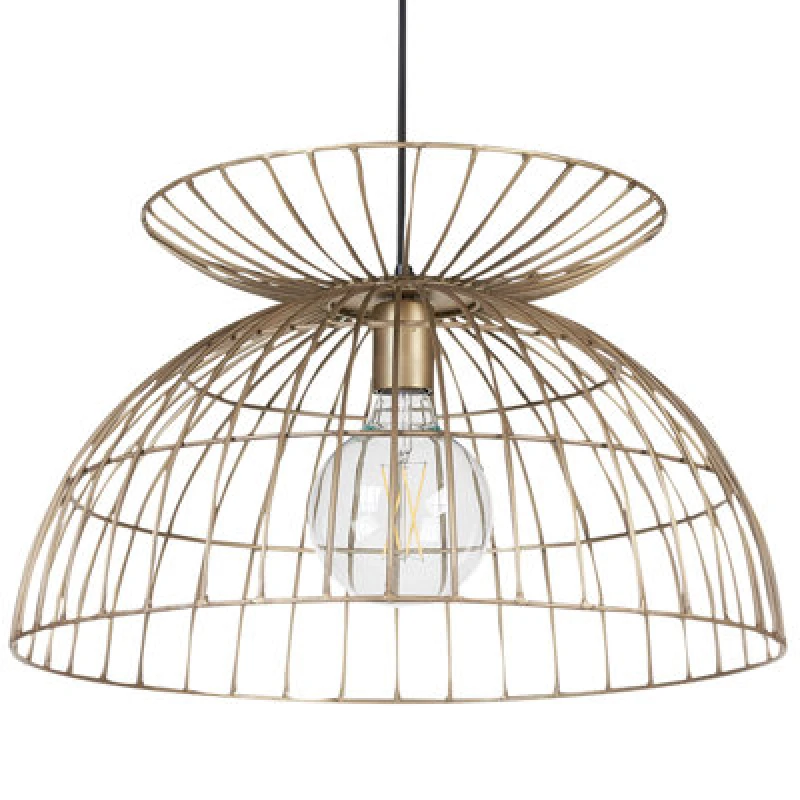 Image of Beliani Pendant Lamp Mahanadi Metal Brass