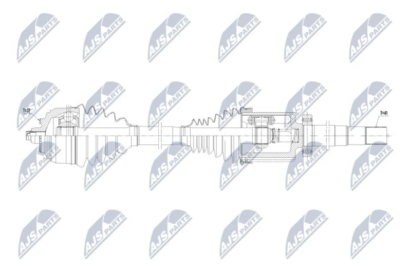 Image of NTY Drive shaft NTY NPW-ME-168