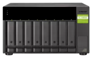 image of QNAP TL-D800C HDD/SSD enclosure Black 2.5/3.5"