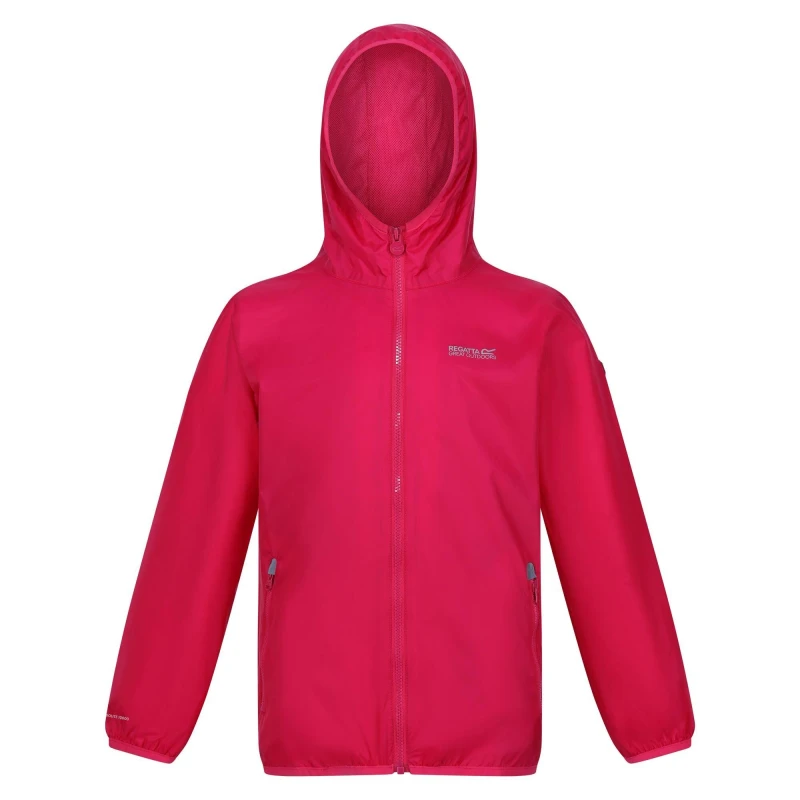 Image of Regatta Lever II Waterproof Jacket - Pink Pink C13yrs