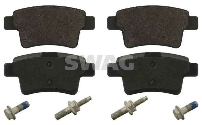 Image of Brake pad set SWAG 64 91 6793