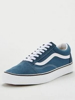 Image of Vans Old Skool - Blue/White , Blue/White, Size 10, Men