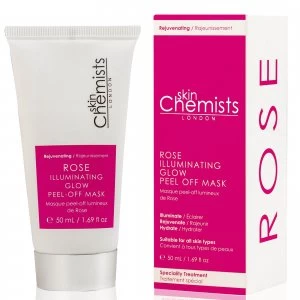 image of skinChemists Rose Illuminating Glow Peel-Off Mask 50ml