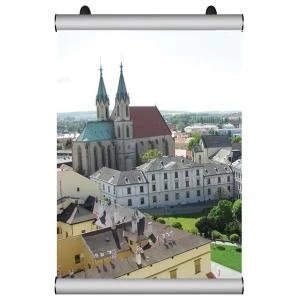 Image of A1 Poster Snapper Anodised Finish Silver PS600