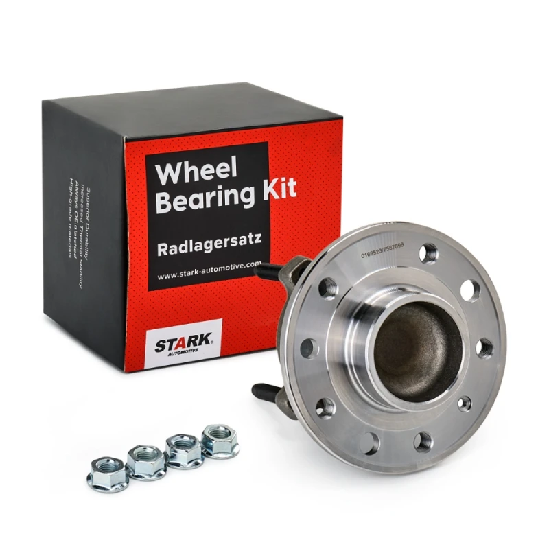 Image of STARK SKWB-0180042 Wheel bearing kit Rear Axle both sides, with integrated magnetic sensor ring Wheel Bearing Kit (654)