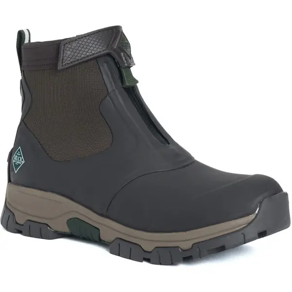 Image of Muck Boots Mens Apex Mid Zip Waterproof Wellington Ankle Boots - UK 12 Brown male GDE2488DKB12