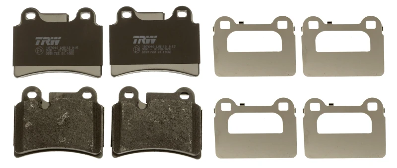 Image of TRW GDB1722 Brake pad set prepared for wear warning indicator Brake Pad Set,disc brake (402)