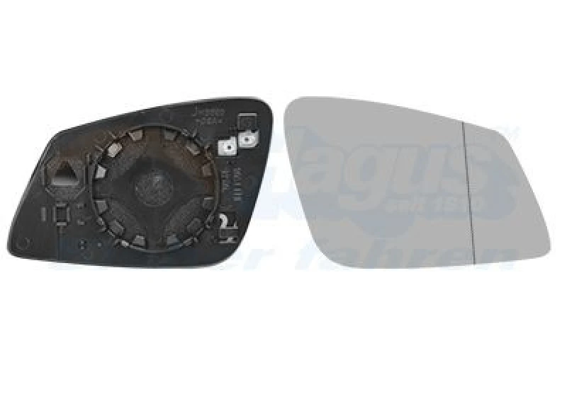 Image of VAN WEZEL Wing mirror glass VAN WEZEL 0597838