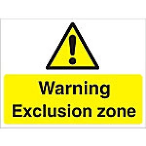 Image of Warning Sign Deep Excavations PVC 45 x 60 cm