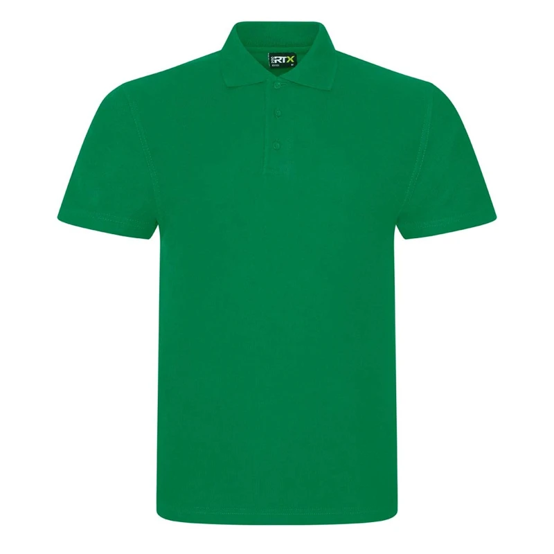 Image of PRO RTX Womens Pique Polo Shirt in Green Size: Large Green Female L